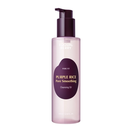 EQQUALBERRY – Purple Rice Pore Smoothing Cleansing Oil – 200ml