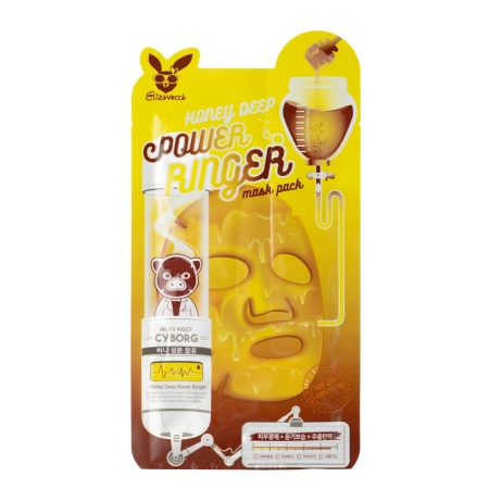 Elizavecca – Honey Deep Power Ringer Mask Pack – Lifting sheet mask – 23ml