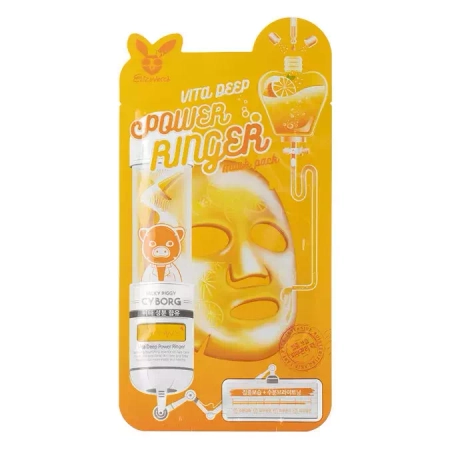 Elizavecca – Vita Deep Power Ringer Mask – Vitamin Facial Mask in a Sheet – 23ml