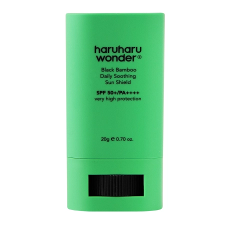 Haruharu Wonder – Black Bamboo Daily Soothing Sun Shield SPF 50+/PA++++ – Filter Stick Cream – 20g