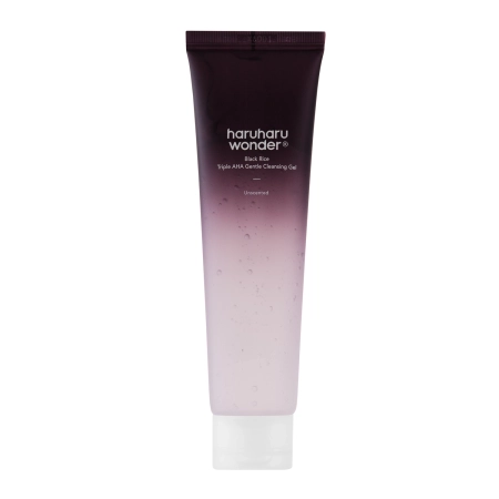 Haruharu Wonder – Black RiceTriple AHA Gentle Cleansing Gel – Exfoliating Facial Cleansing Gel with AHA Acids – 100ml