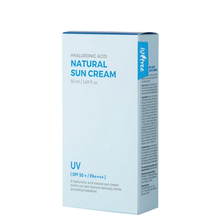 Isntree – Hyaluronic Acid Natural Sun Cream SPF50+/PA++++ – Mineral Filter Cream – 50ml