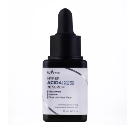 Isntree – Hyper Acid4 AHA BHA PHA LHA 30 Serum – Serum with AHA BHA PHA LHA acids – 20ml