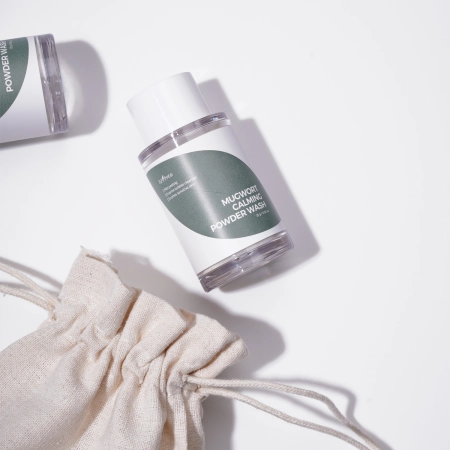 Isntree-Mugwort-Calming-Powder-Wash-Face-Wash-15g