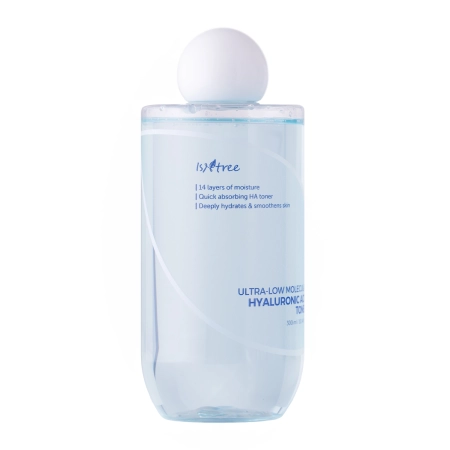 Isntree – Ultra – Low Molecular Hyaluronic Acid Toner – Hyaluronic Acid Facial Toner – 300ml