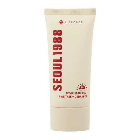 K-SECRET – SEOUL 1988 Sun : Pine Tree + Ceramide 50+ PA++++ – Moisturizing Face Cream with Filter – 50ml