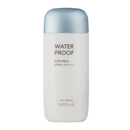 Missha – All-Around Safe Block Waterproof Sun Milk SPF50+/PA++++ – Waterproof Face Cream – 70ml