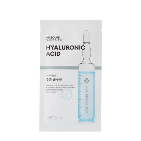 Missha – Mascure Hyaluronic Acid Sheet Mask – Moisturizing Face Mask – 28ml