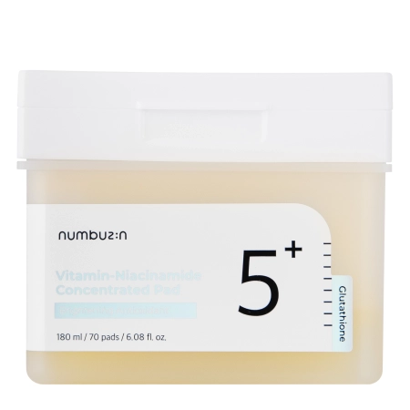 Numbuzin – No.5 Vitamin – Niacinamide Concentrated Pad – Niacinamide Facial Flakes – 180ml/70pcs.