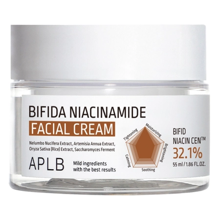 APLB – Bifida Niacinamide Facial Cream – Pore Narrowing Cream with Niacinamide – 55ml