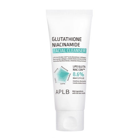 APLB – Glutathione Niacinamide Facial Cleanser – Emulsion Face Wash – 80ml