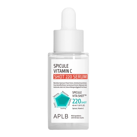 APLB – Spicule Vitamin C Shot 220 Serum – Microneedle Serum with Vitamin C – 40ml