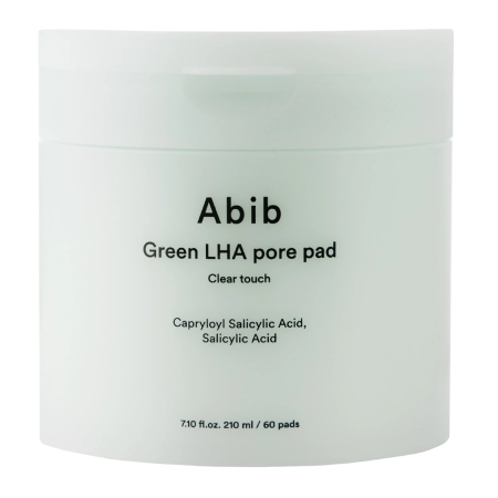 Abib – Green LHA Pore Pad Clear Touch – Facial Cleansing Pads – 210ml/60pcs.