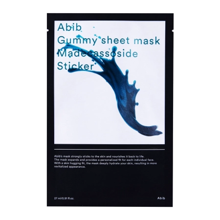 Abib – Gummy Sheet Mask Madecassoside Sticker – Moisturizing Sheet Mask – 27ml