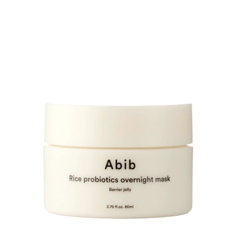Abib – Rice Probiotics Overnight Mask Barrier Jelly – Overnight Mask with Rice Probiotics – 80ml