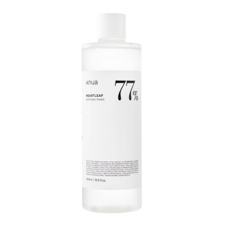Anua – Heartleaf 77% Soothing Toner – Soothing Facial Toner – 500ml