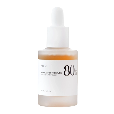Anua – Heartleaf 80% Soothing Ampoule – Soothing Facial Ampoule with 80% Heartleaf Extract – 30ml