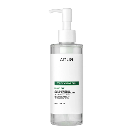 Anua – Heartleaf Pore Control Cleansing Oil Mild – Mild Facial Cleansing Oil – 200ml