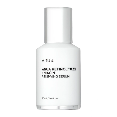 Anua – Nano Retinol 0.3% + Niacin Renewing Serum – Smoothing and Brightening Serum with Retinol – 30ml