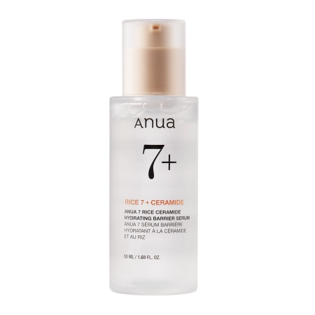 Anua – Rice 7 Ceramide Hydrating Barrier Serum – Rice Brightening Serum – 50ml