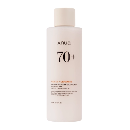 Anua – Rice 70 Glow Milky Toner – Moisturizing Rice Face Toner – 250ml