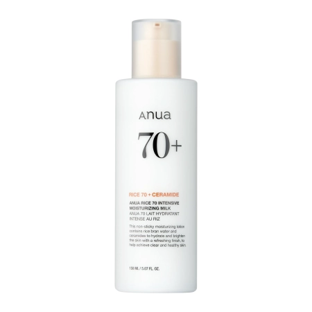 Anua – Rice 70 Intensive Moisturizing Milk – Intensive Moisturizing Face Lotion – 150ml