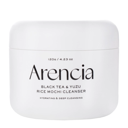Arencia – Black Tea & Yuzu Rice Mochi Cleanser – Brightening and Cleansing Face Wash – 120g