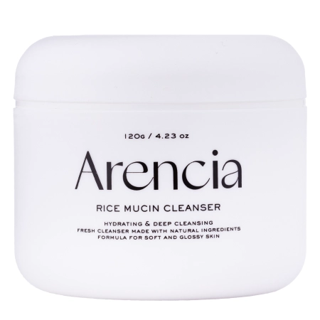 Arencia – Rice Mucin Cleanser – Brightening and Moisturizing Face Wash – 120g
