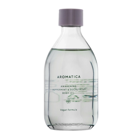 Aromatica – Awakening Body Oil – Peppermint & Eucalyptus – Peppermint Body Oil – 100ml