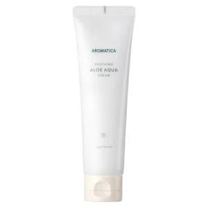 Aromatica - Soothing Aloe Aqua Cream - Natural Moisturizing Face and Body Cream with Aloe Vera - 150g