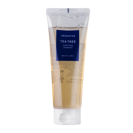 Aromatica – Tea Tree Purifying Shampoo – Purifying Shampoo with Tea Tree Oil – 180ml