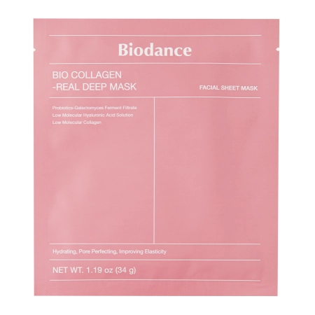 Biodance – Bio-Collagen Real Deep Mask – Firming Collagen Face Mask – 1pc/34g