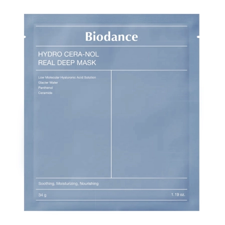 Biodance – Hydro Cera-nol Real Deep Mask – Moisturizing Collagen Face Mask – 1pc/34g