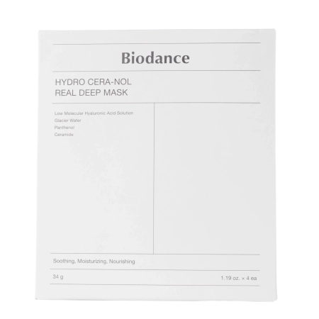 Biodance – Hydro Cera-nol Real Deep Mask Set – Moisturizing Collagen Face Mask Set – 4pcs/34g