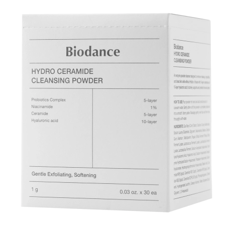 Biodance – Hydro Ceramide Cleansing Powder – Moisturizing Enzymatic Powder – 30pcsx1g
