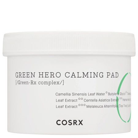 COSRX – One Step Green Hero Calming Pad – Soothing Facial Pads – 70pcs