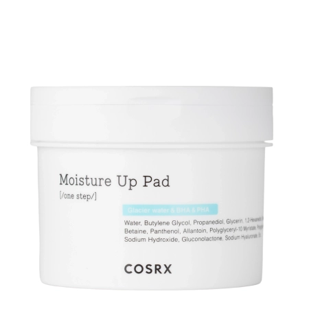COSRX – One Step Moisture Up Pad – Exfoliating and Moisturizing Facial Pads – 70pcs