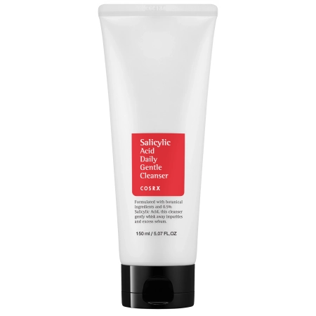 COSRX – Salicylic Acid Daily Gentle Cleanser – Face Washing Foam with Salicylic Acid – 150ml