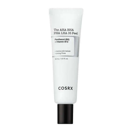 COSRX – The AHA BHA PHA LHA 35 Peel – 35% Acid Peel with Vitamins – 30ml