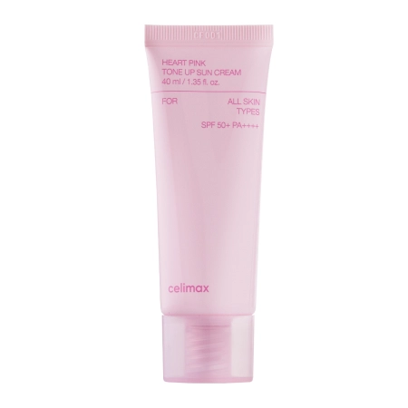 Celimax – Heart Pink Tone Up Sun Cream SPF 50+ PA++++ – Moisturizing Filter Cream – 40ml