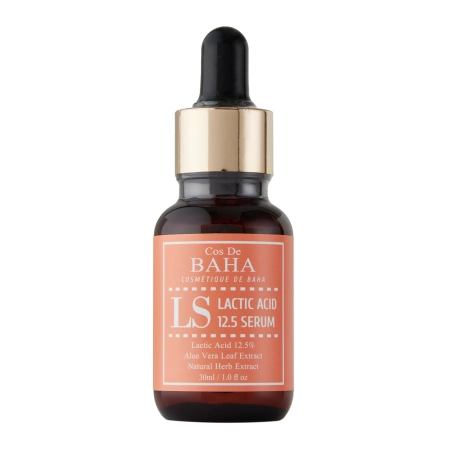 Cos De BAHA – LS Lactic Acid 12.5 Serum – Smoothing Face Serum with 12.5% Lactic Acid – 30ml