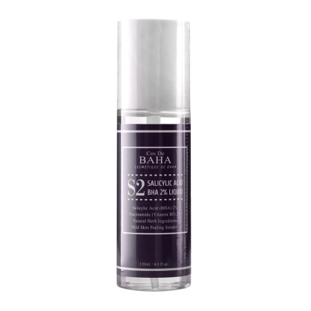 Cos De BAHA – S2 Salicylic Acid BHA 2% Liquid – Exfoliating Essence with Salicylic Acid 2% – 120ml