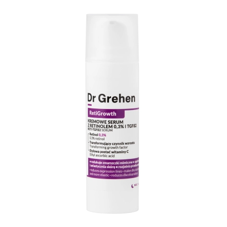 Dr. Grehen – RetiGrowth – Reti-TGF Serum – Cream Serum with Retinol 0.3% and Growth Factor – 30ml
