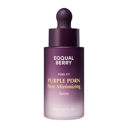 EQQUALBERRY – Purple PDRN Pore Minimizing Serum – Facial Serum Shrinks pores – 30ml