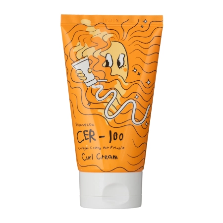 Elizavecca – CER-100 Collagen Coating Hair A+ Muscle Curl Cream – Moisturizing Curly Hair Cream – 120ml