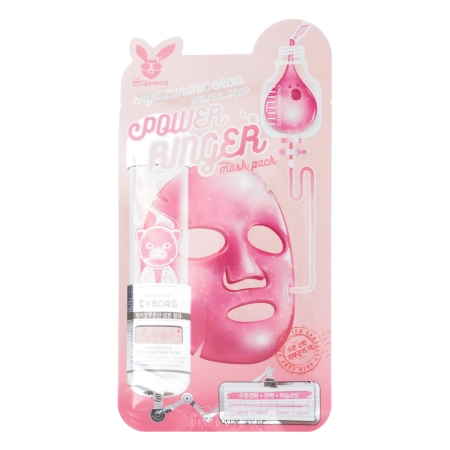 Elizavecca – Hyaluronic Acid Water Deep Power Ringer Mask Pack – Moisturizing Sheet Mask – 23ml