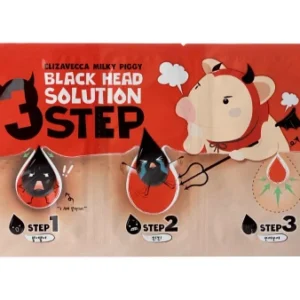 Elizavecca - Milky Piggy Black Head 3 Step - Nose Cleansing Patches - 1pc