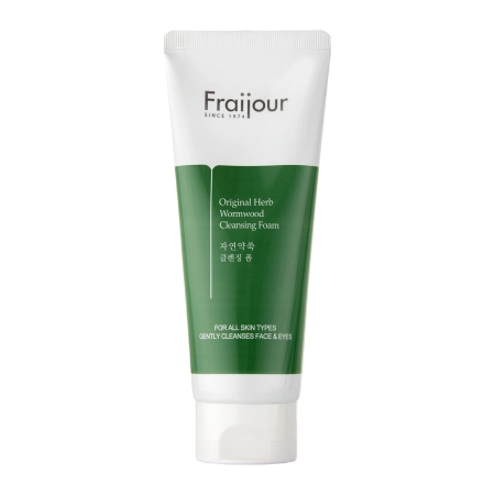 Fraijour – Original Herb Wormwood Cleansing Foam – Cleansing Facial Gel with Mugwort Extract – 150ml
