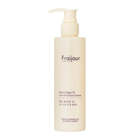 Fraijour – Retin-Collagen 3D Core Oil to Foam Cleanser – Facial Cleansing Oil with Retinal and Collagen – 210ml