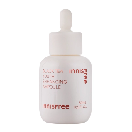 Innisfree – Black Tea Youth Enhancing Ampoule – Smoothing and Firming Ampoule with Black Tea – 50ml